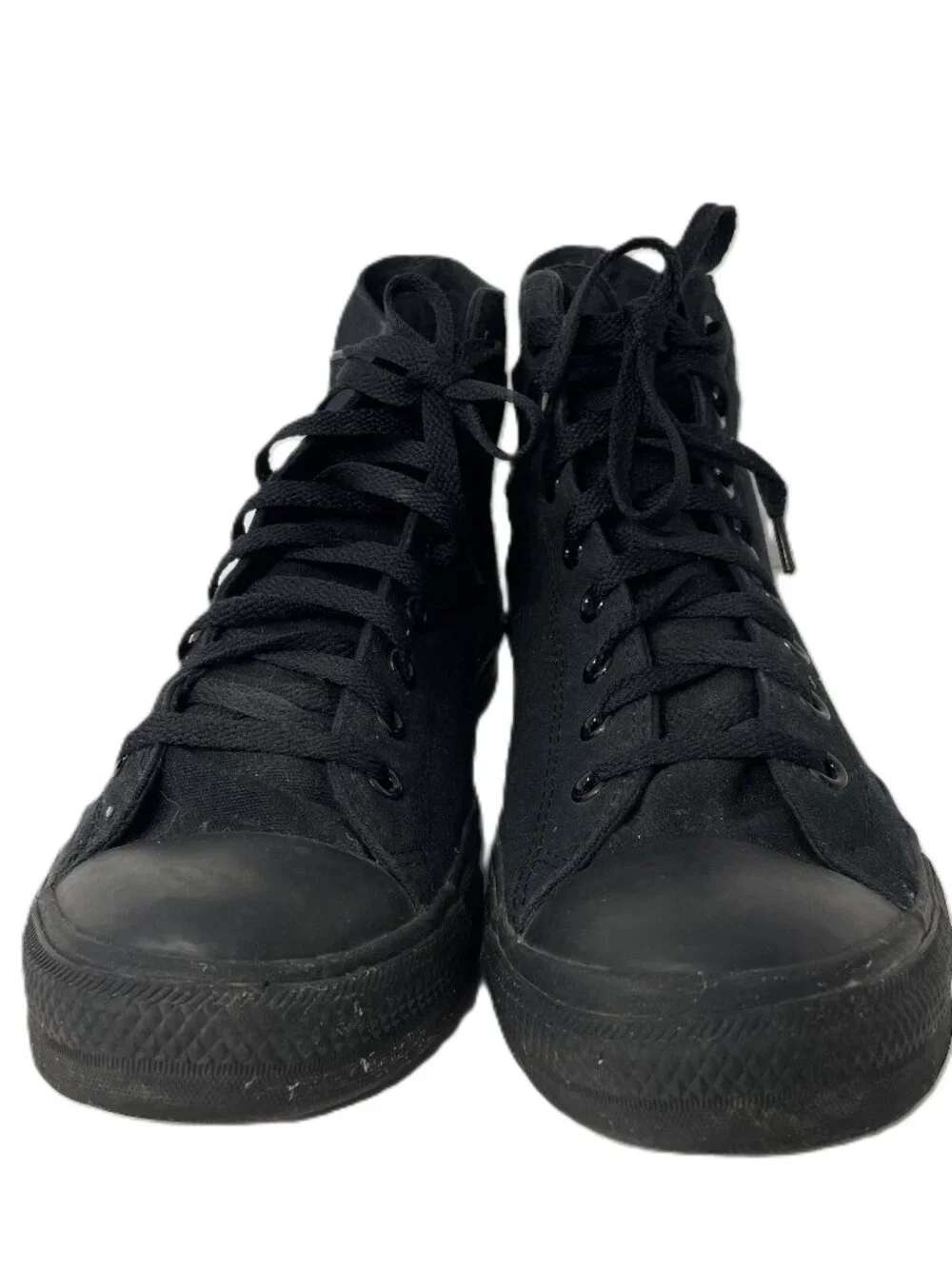 Converse Chuck Taylor All Star High Top All Black Canvas Men Sz 12 Sneaker Shoes